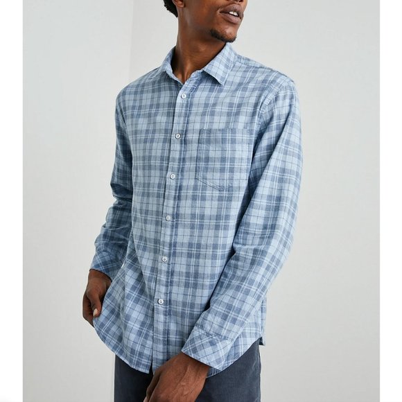 Wyatt shirt  Sky Denim Heather - Picture 1 of 4